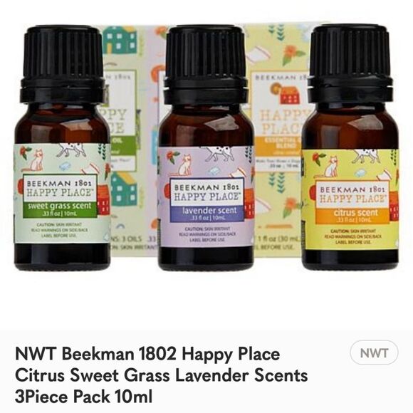 Beekman 1802 Happyplace Essential Oils 10ml 3 Included in listing Choose Scents - Picture 1 of 7